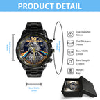 Star Wars 50th Anniversary Black Stainless Steel Watch – TANTN21523