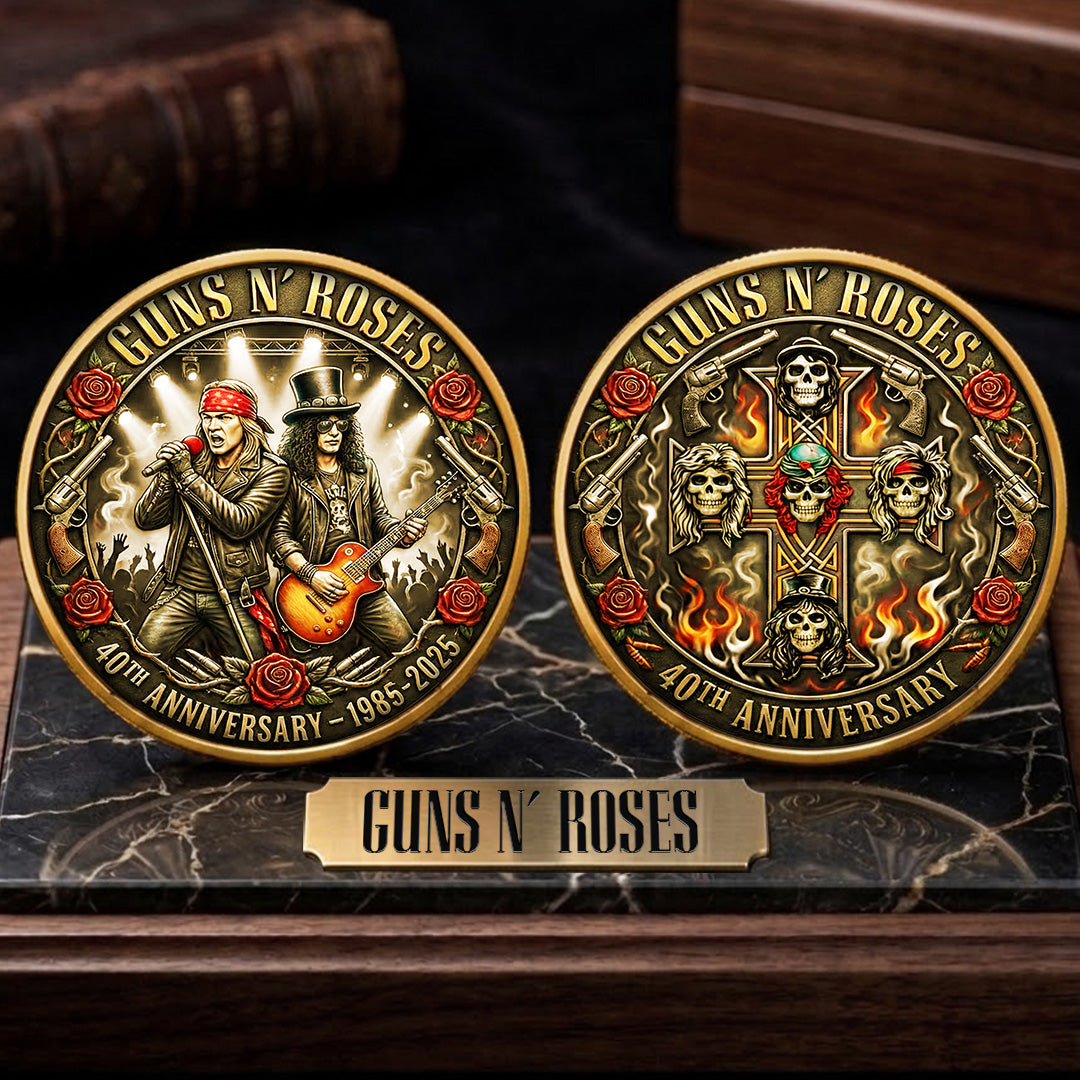 Guns N' Roses 40th Anniversary Commemorative Coin – TANTN21547