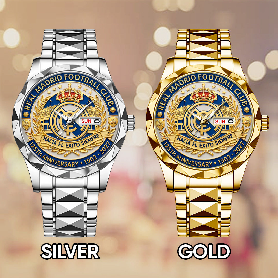 Real Madrid 125th Anniversary Alloy Luxury Quartz Watch – TANTN21595
