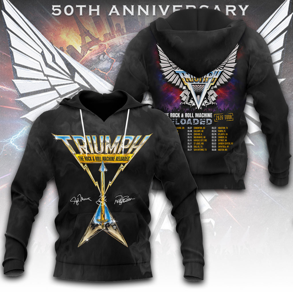 Triumph Band Tour 2026 3D Apparel – TANTN21632