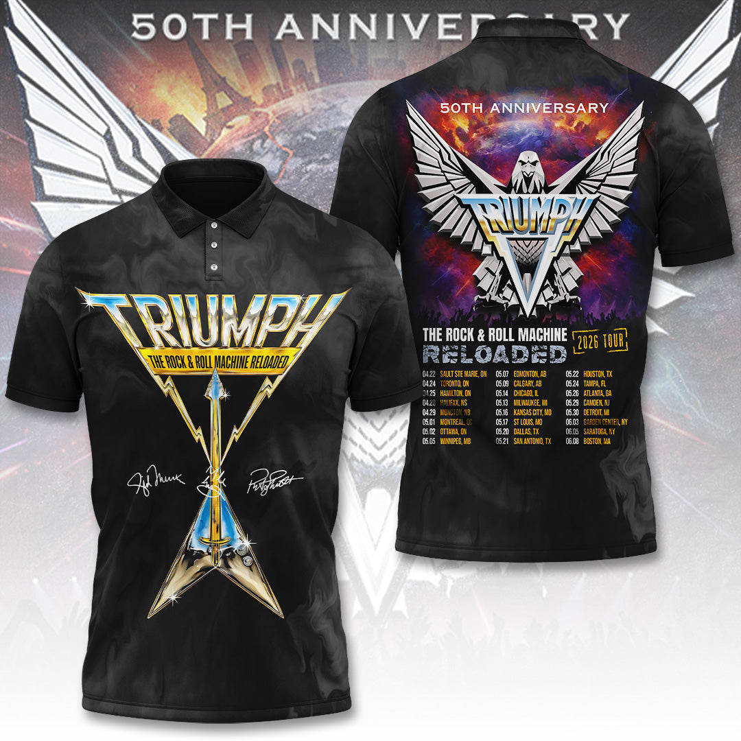 Triumph Band Tour 2026 3D Apparel – TANTN21632