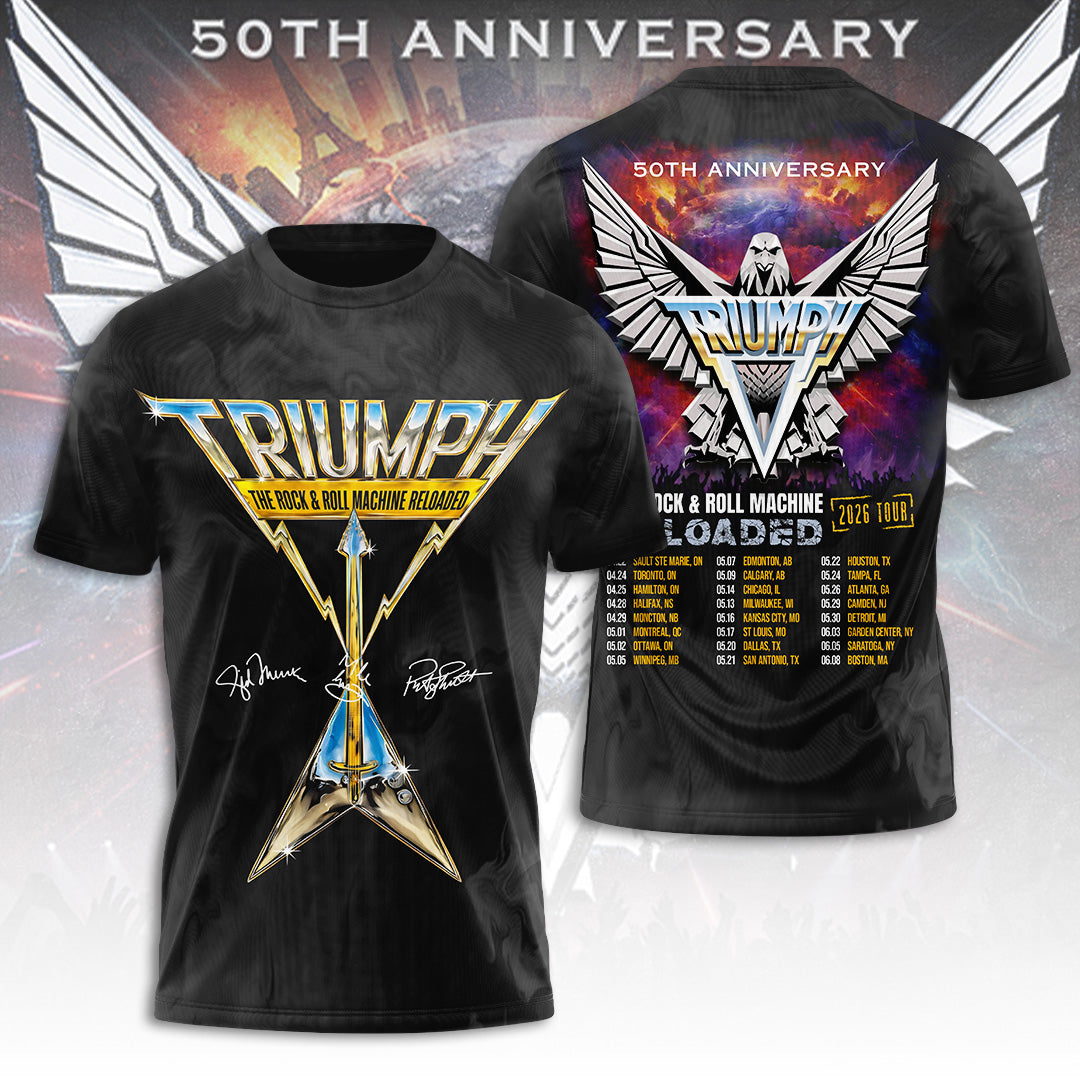 Triumph Band Tour 2026 3D Apparel – TANTN21632