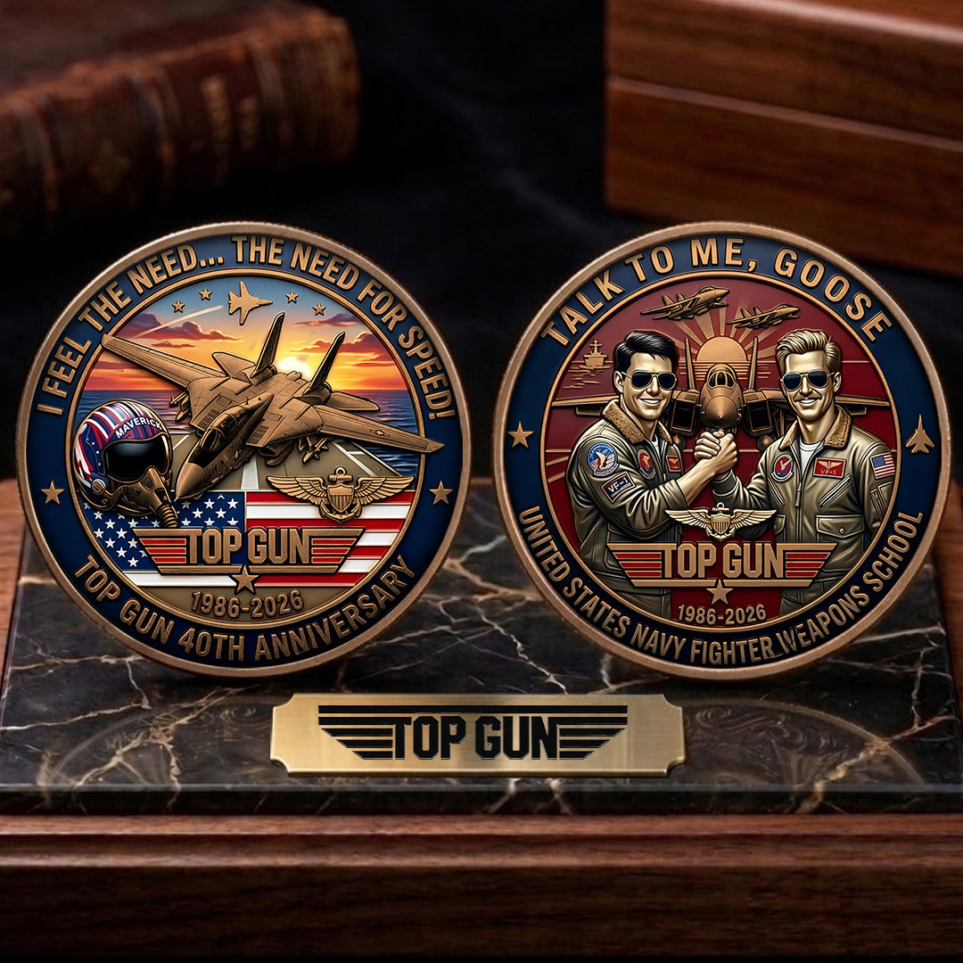 Top Gun 40th Anniversary 2026 Commemorative Coin – TANTN21638