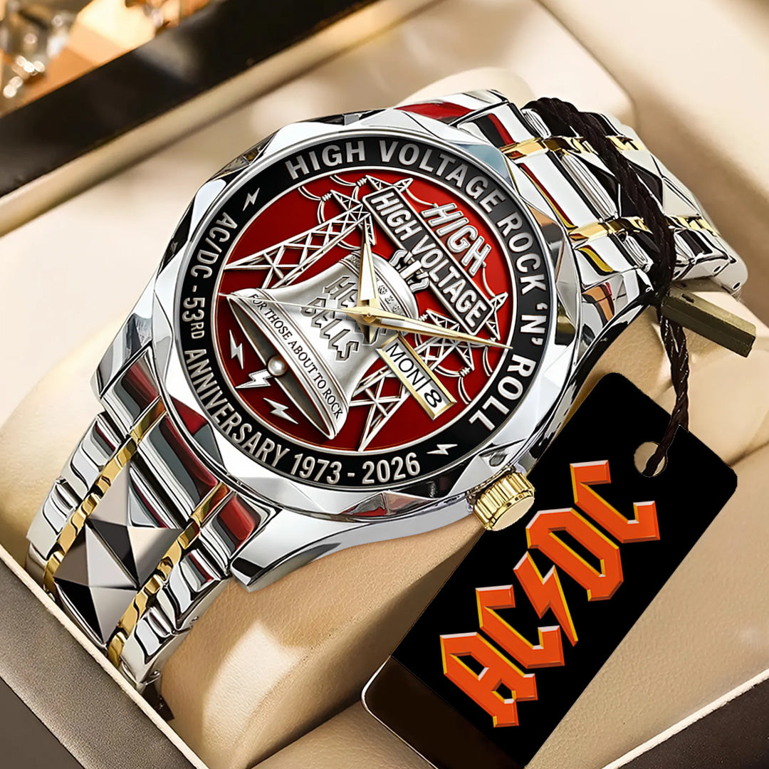 AC/DC 53rd Anniversary Alloy Luxury Quartz Watch – TANTN21650