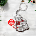 Personalized Winnie-the-Pooh 100th Anniversary Custom Shape 2-sided Keychain – TANTN21821