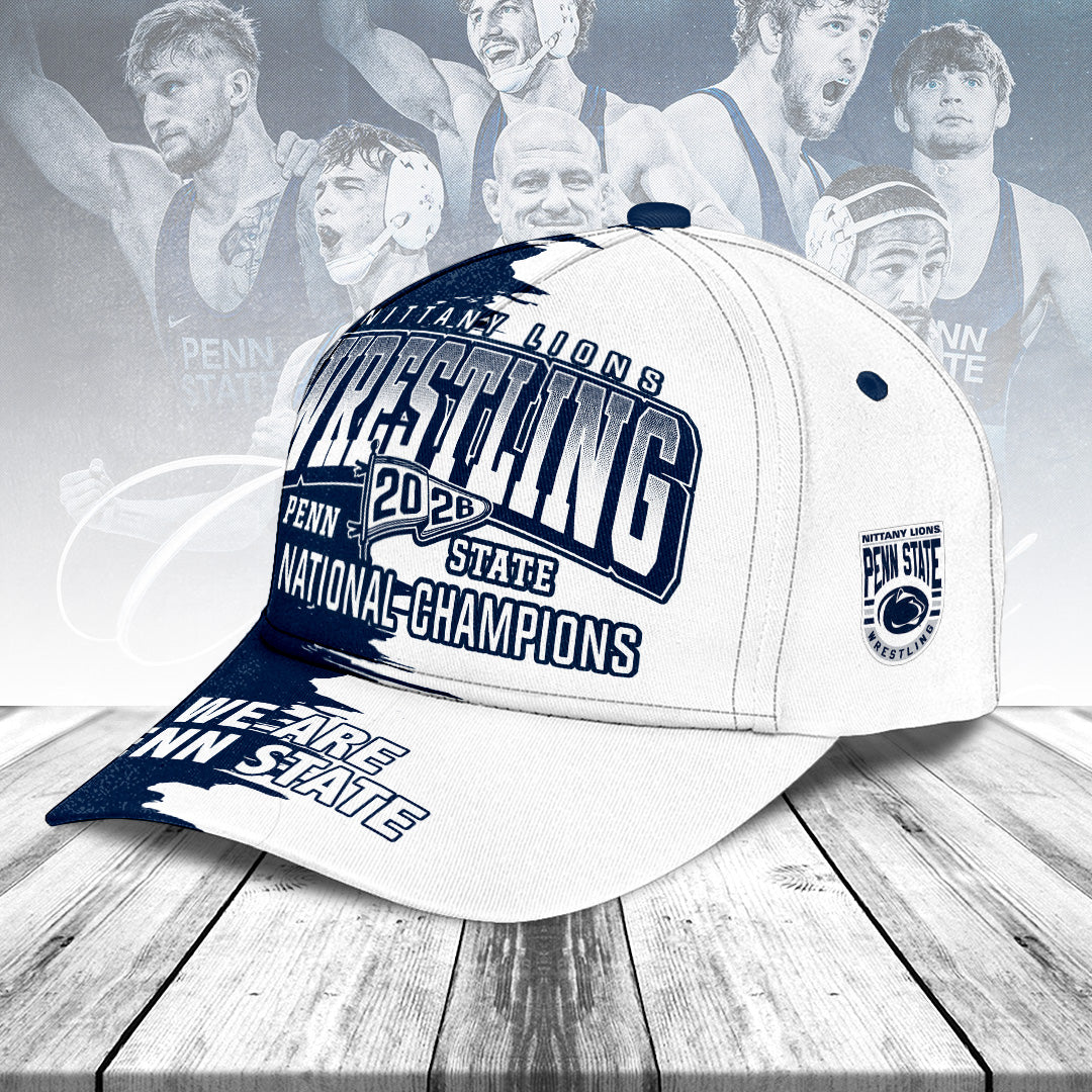Penn State Nittany Lions Wrestling 2026 National Champions Classic Cap – TANTN21868