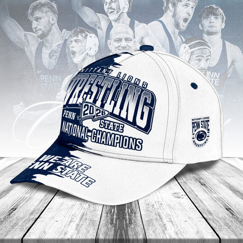 Penn State Nittany Lions Wrestling 2026 National Champions Classic Cap – TANTN21868