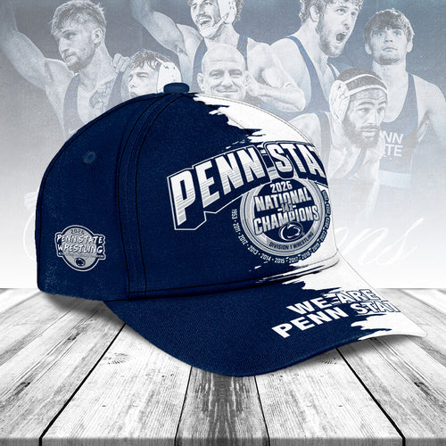 Penn State Nittany Lions Wrestling 2026 National Champions Classic Cap – TANTN21869