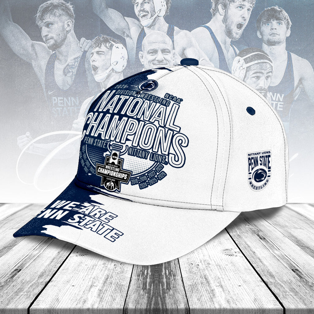 Penn State Nittany Lions Wrestling 2026 National Champions Classic Cap – TANTN21930