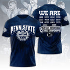 Penn State Nittany Lions Wrestling 2026 National Champions 3D Apparel – TANTN21937