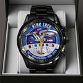 Star Trek 60th Anniversary Black Stainless Steel Watch – TANTN22044