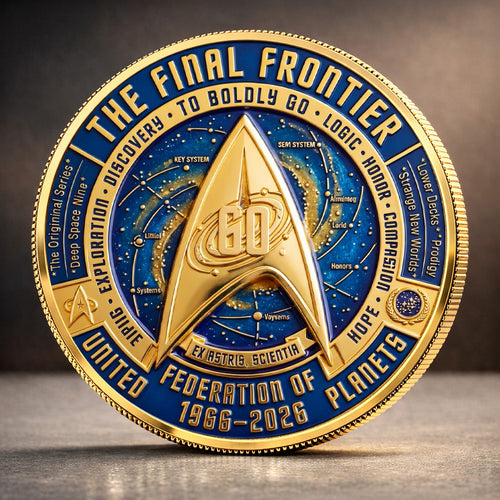 Star Trek 60th Anniversary Commemorative Coin – TANTN22045