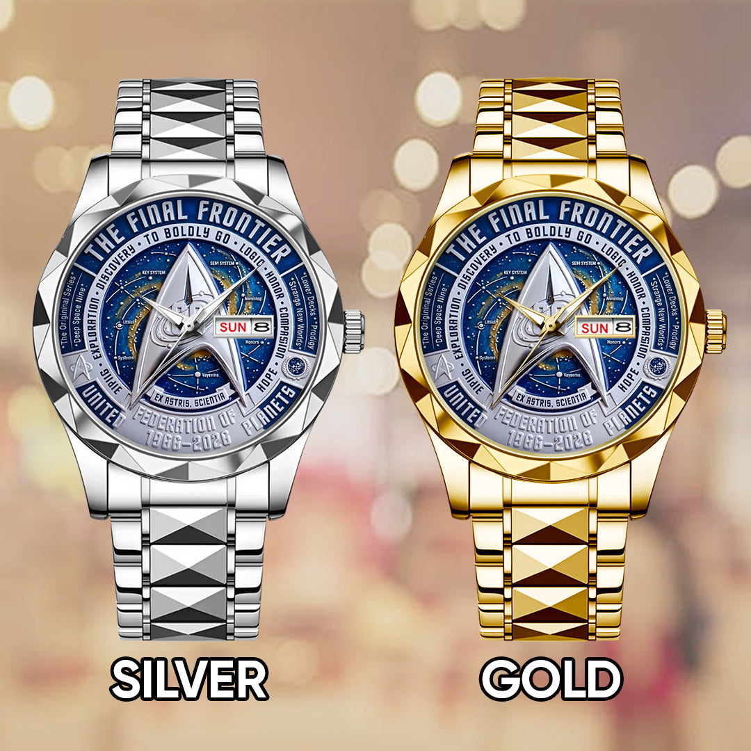 Star Trek 60th Anniversary Alloy Luxury Quartz Watch – TANTN22046