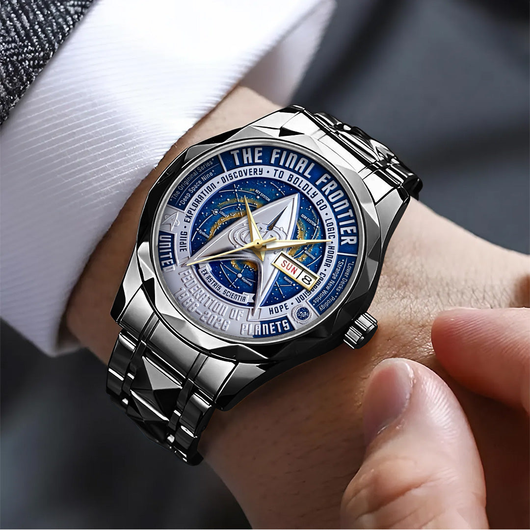 Star Trek 60th Anniversary Alloy Luxury Quartz Watch – TANTN22046