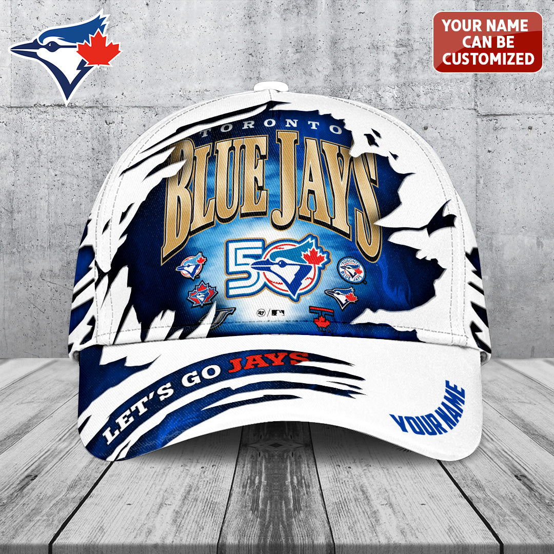 Personalized Toronto Blue Jays 50th Anniversary Classic Cap – TANTN22081