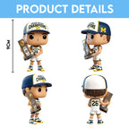 Michigan Wolverines 2026 Men's Basketball National Champions 3D Collectible Vinyl Figure – TANTN22159