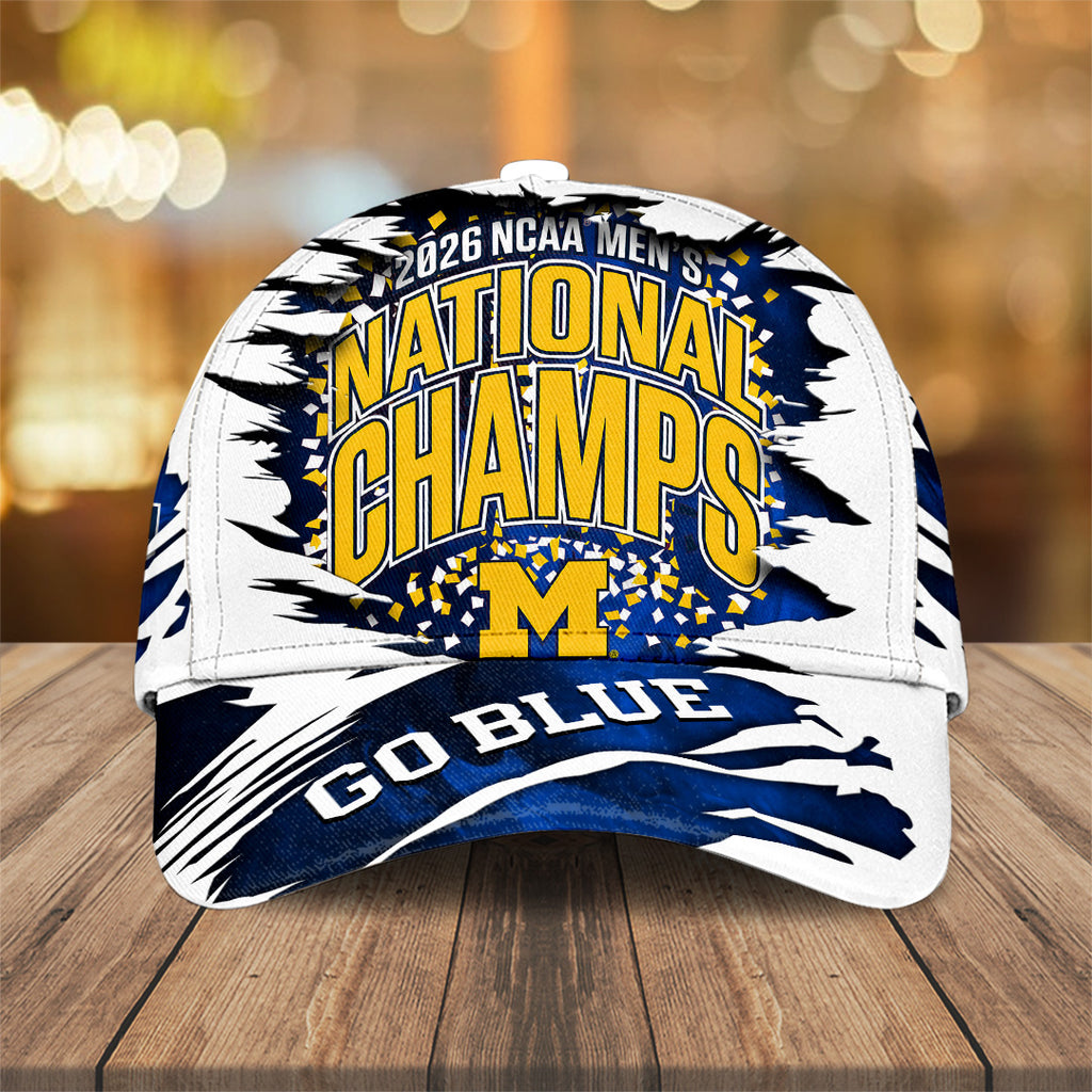 Michigan Wolverines 2026 Men's Basketball National Champions Classic Cap – TANTN22183