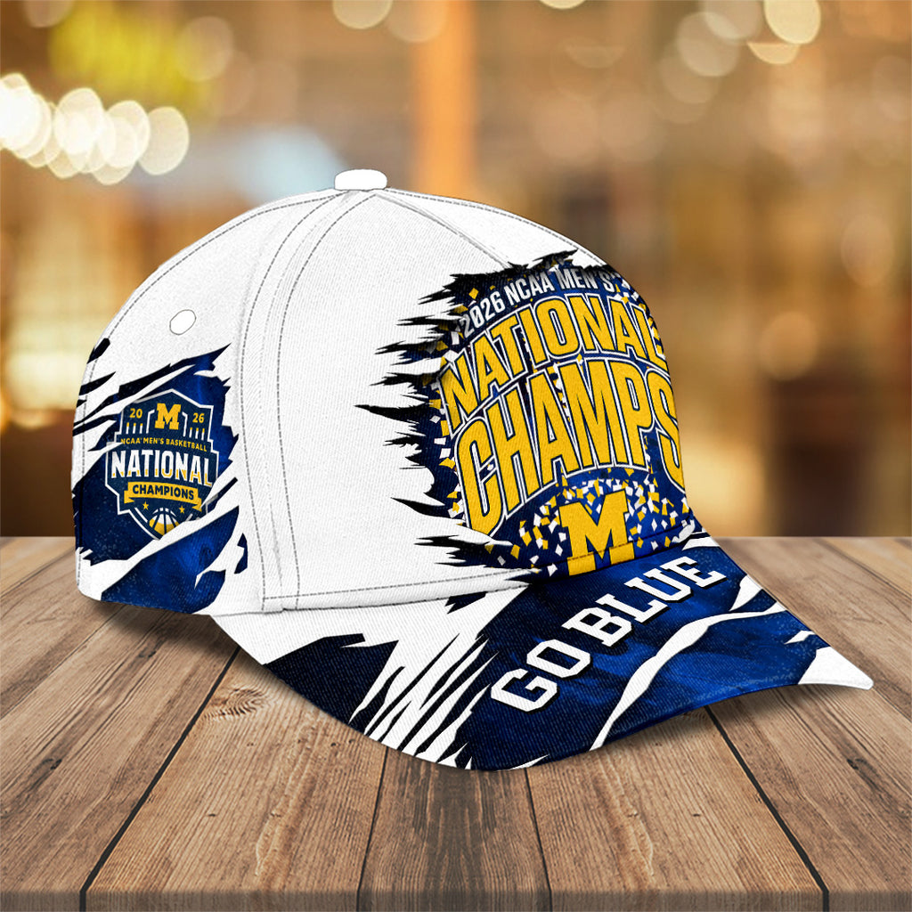 Michigan Wolverines 2026 Men's Basketball National Champions Classic Cap – TANTN22183