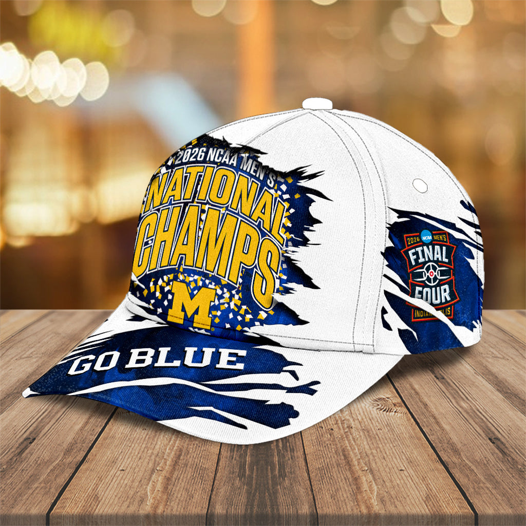 Michigan Wolverines 2026 Men's Basketball National Champions Classic Cap – TANTN22183