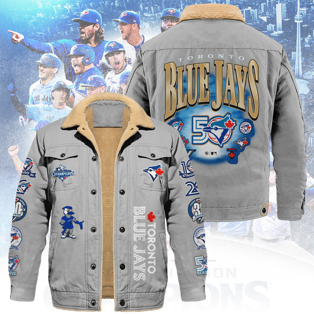Toronto Blue Jays 50th Anniversary 2D Cargo Fleece Jacket – TANTN22269