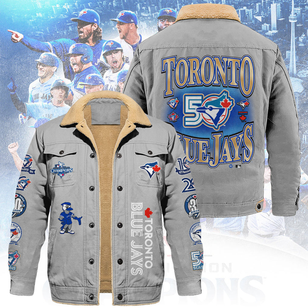 Toronto Blue Jays 50th Anniversary 2D Cargo Fleece Jacket – TANTN22270