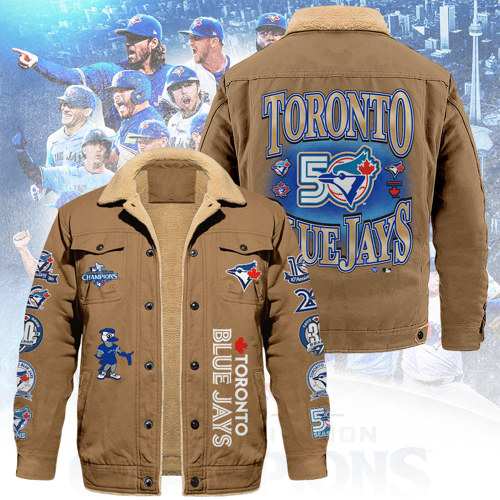 Toronto Blue Jays 50th Anniversary 2D Cargo Fleece Jacket – TANTN22270