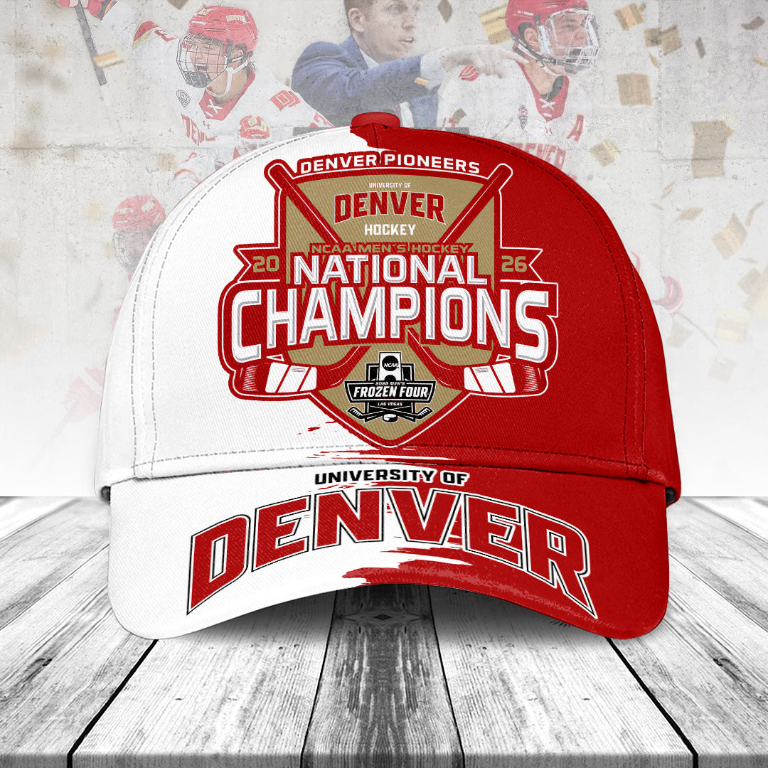 Denver Pioneers 2026 Men's Ice Hockey National Champions Classic Cap – TANTN22370