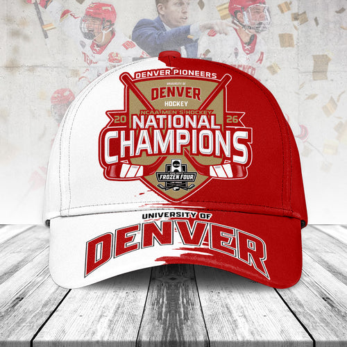 Denver Pioneers 2026 Men's Ice Hockey National Champions Classic Cap – TANTN22370