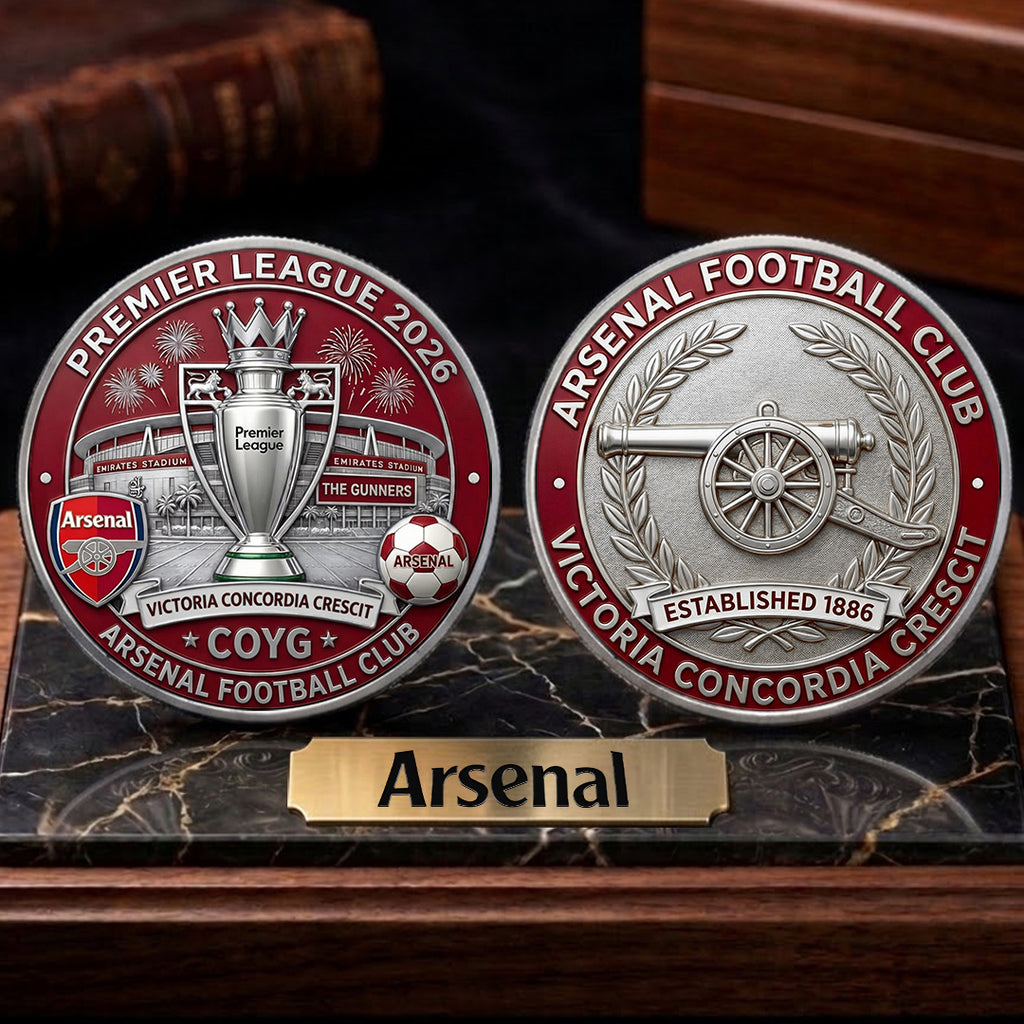 Arsenal FC Premier League Champions 25/26 Commemorative Coin – TANTN22414