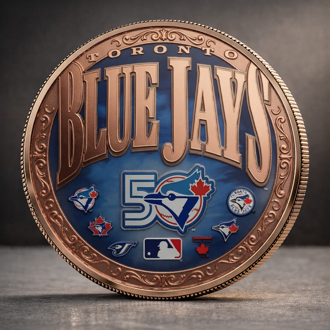 Toronto Blue Jays 50th Anniversary Commemorative Coin – TANTN22421