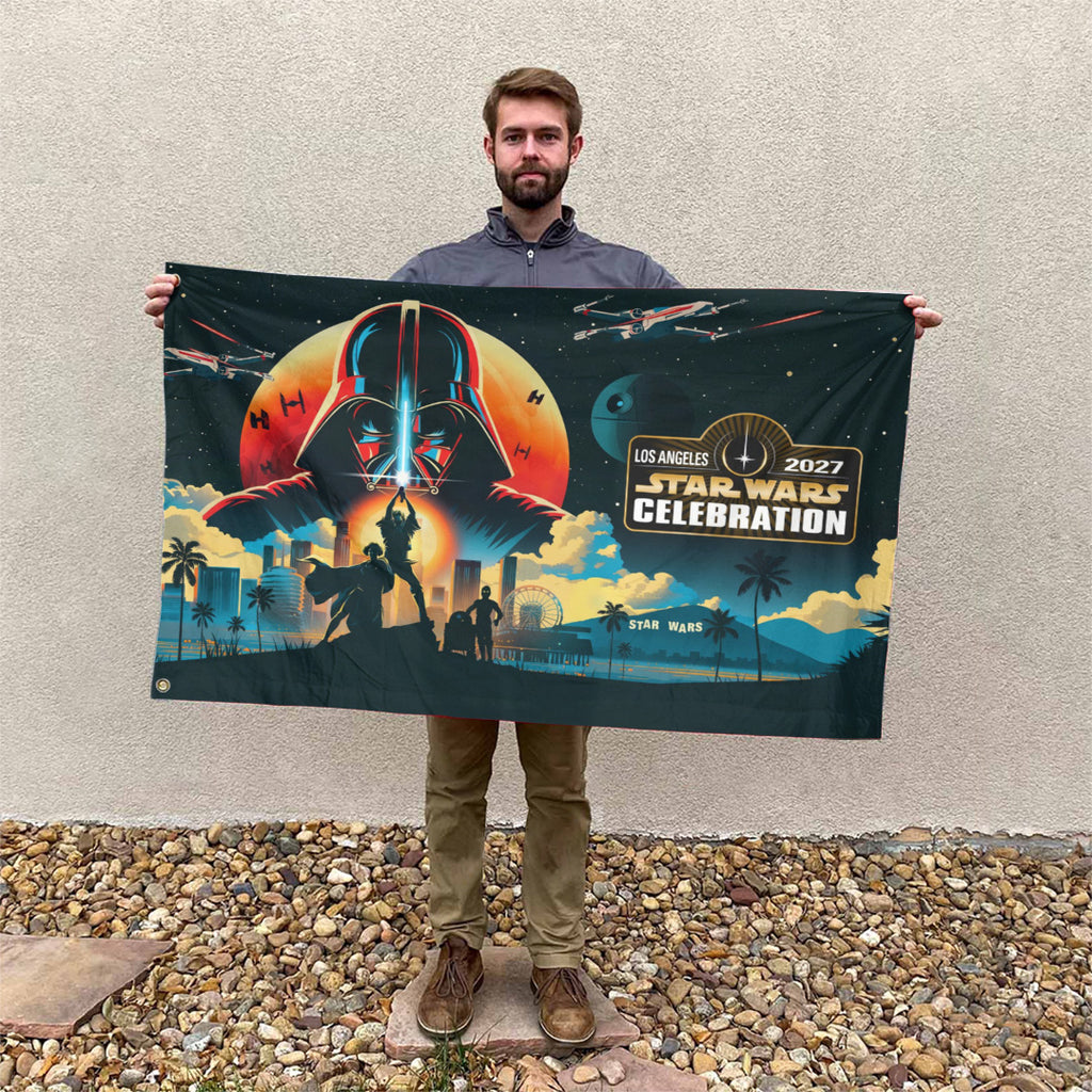 Star Wars 50th Anniversary 3D Double-side House Flag – TANTN22442