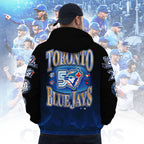 Toronto Blue Jays 50th Anniversary 3D Windbreaker Jacket – TANTN22456