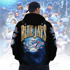 Toronto Blue Jays 50th Anniversary 3D Windbreaker Jacket – TANTN22457