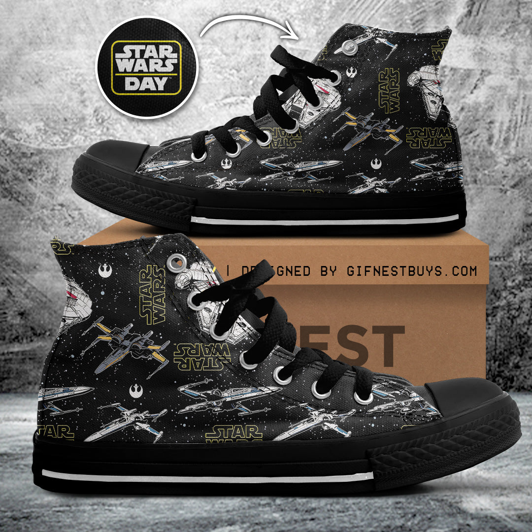 Star Wars High Top Canvas Shoes – TANTN22635