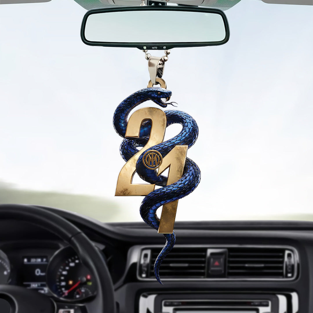 Inter Milan Campioni D'Italia 25/26 Custom shape 2-sided Acrylic Car Ornament – TANTN22642