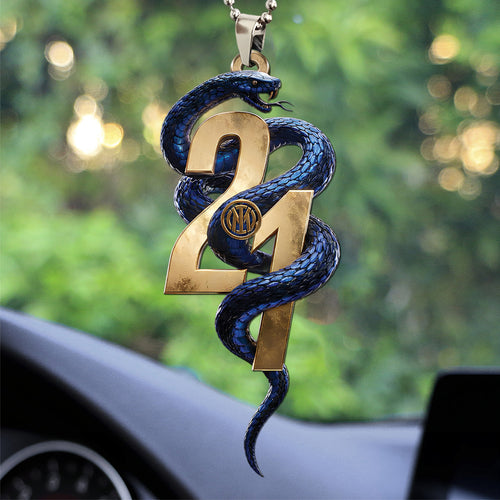 Inter Milan Campioni D'Italia 25/26 Custom shape 2-sided Acrylic Car Ornament – TANTN22642