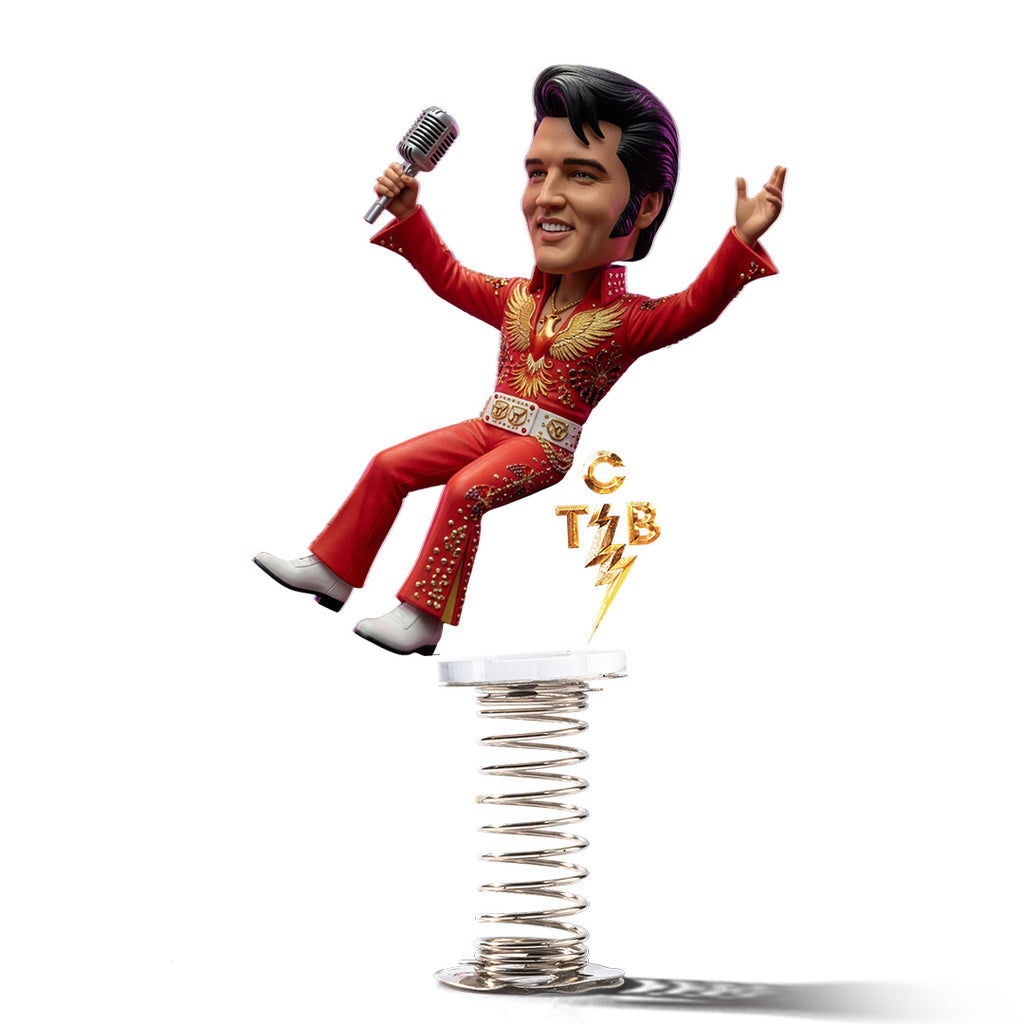 Elvis Presley Custom Shape Spring Acrylic Standee – TANTN22775