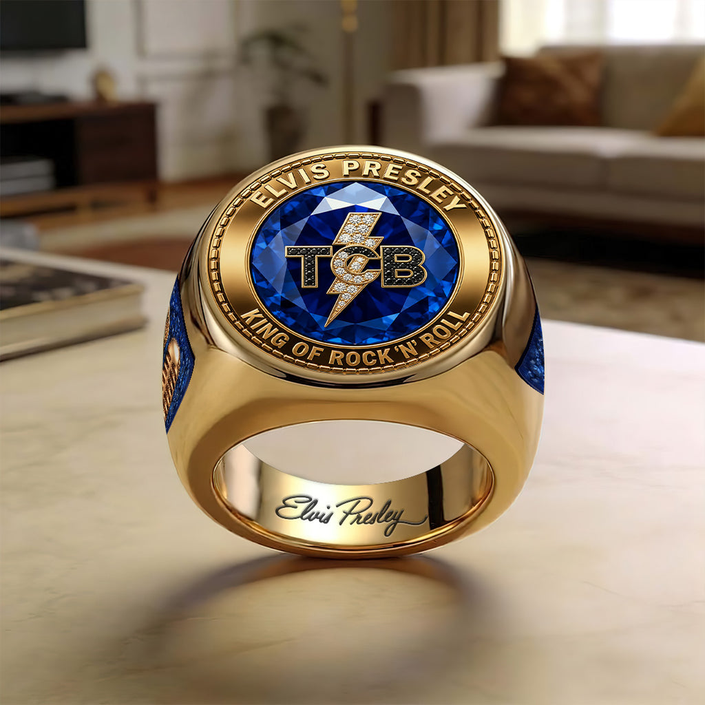 Elvis Presley 3D Engraved Ring – TANTN22813