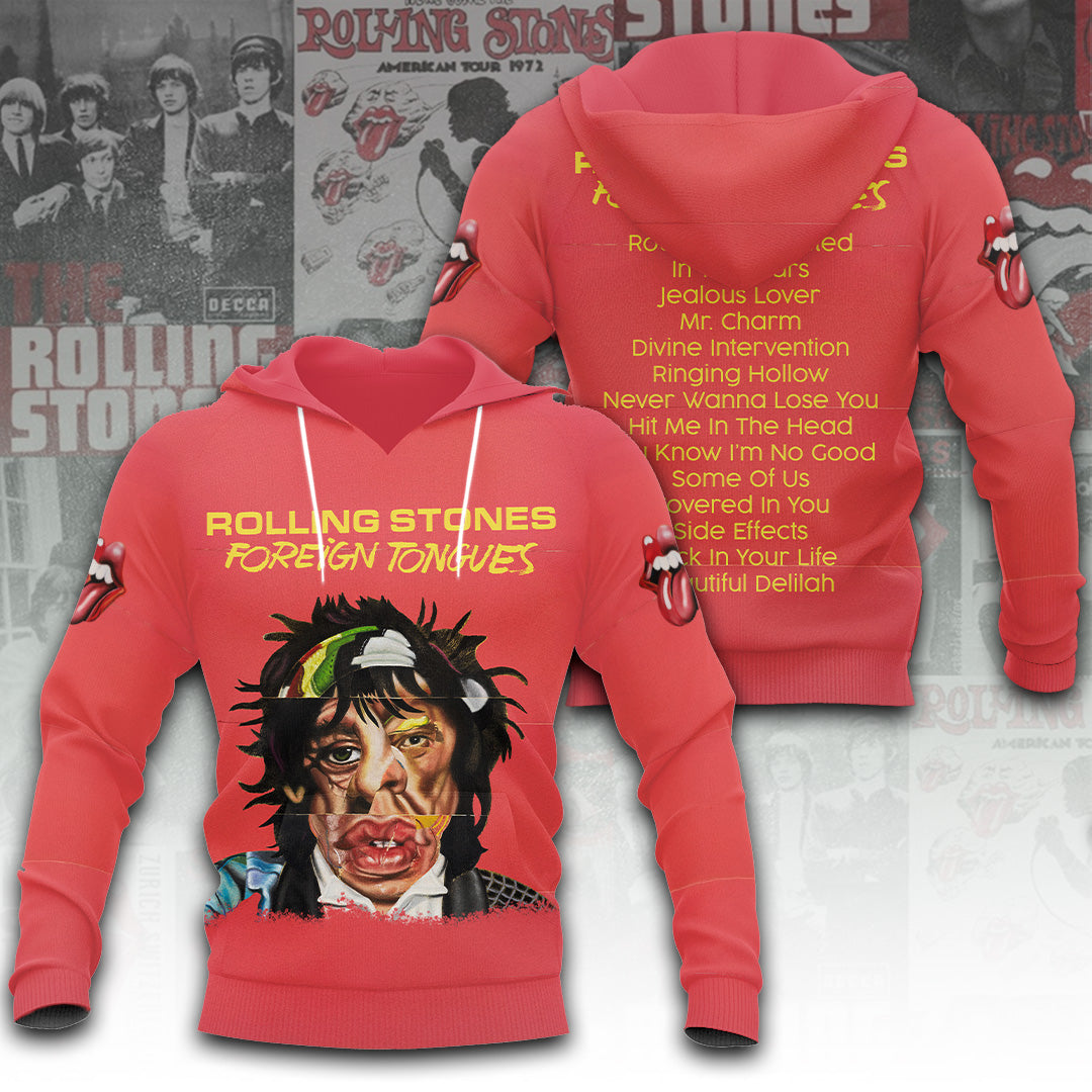 The Rolling Stones x Foreign Tongues 3D Apparel – TANTN22828