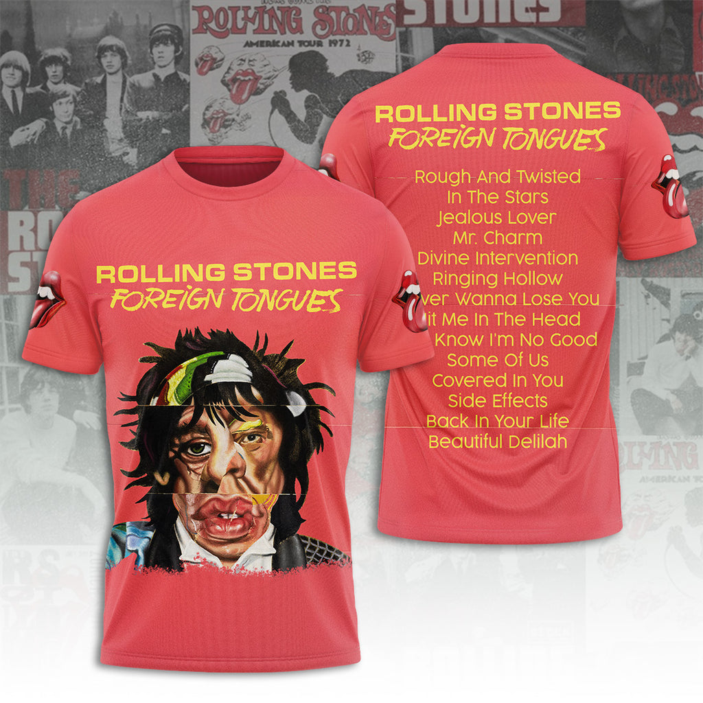 The Rolling Stones x Foreign Tongues 3D Apparel – TANTN22828
