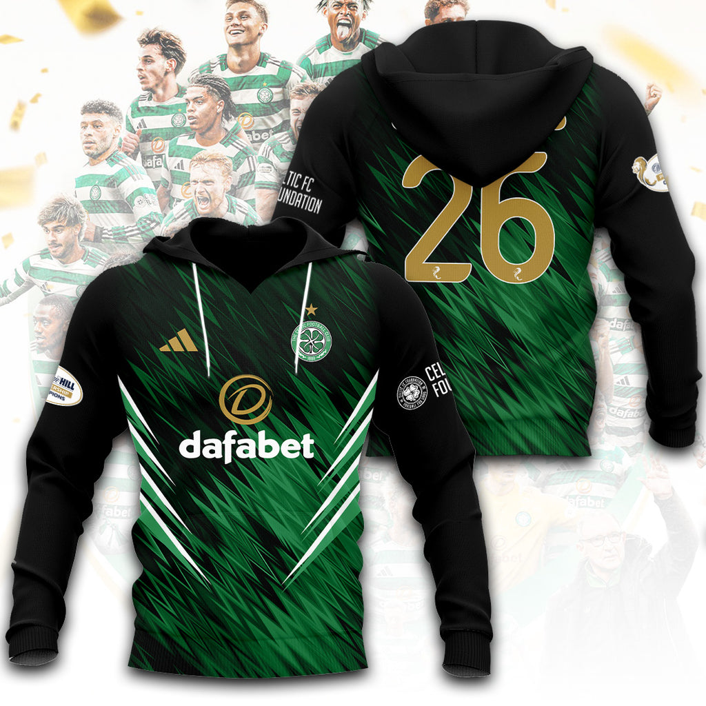Celtic F.C. Champions 25/26 3D Apparel – TANTN22945