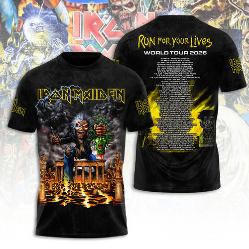 Iron Maiden Tour 2026 3D Apparel – TANTN23153