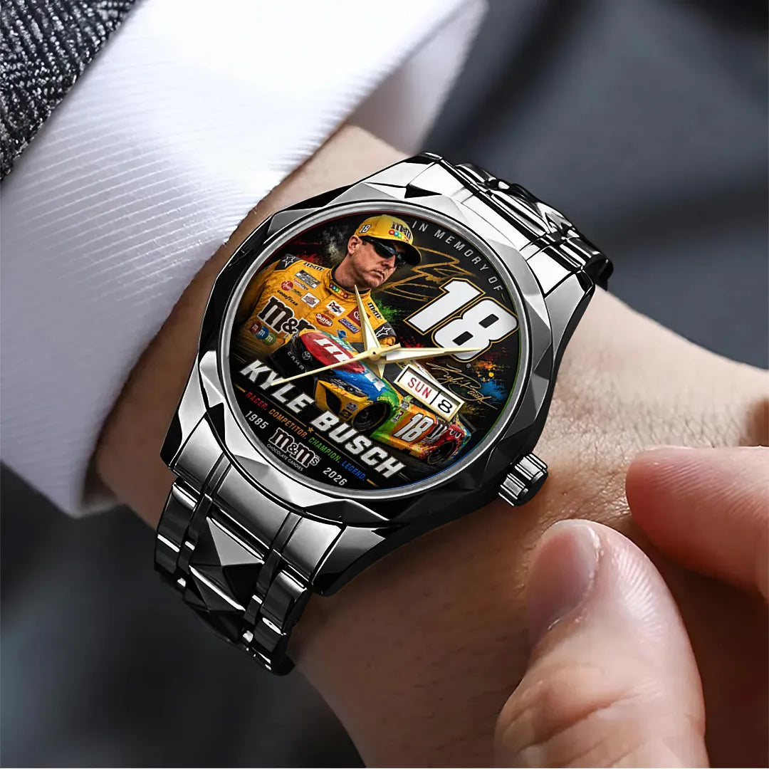 Kyle Busch Alloy Luxury Quartz Watch – TANTN23206