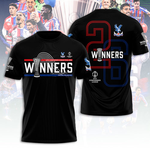 Crystal Palace FC UEFA Conference League Winners 2026 3D Apparel – TANTN23219