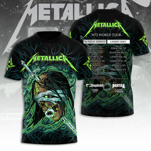 Metallica Tour 2026 3D Apparel – TANTN23239