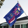 Paris Saint-Germain Champions of Europe 25/26 3D Double-side House Flag – TANTN23279