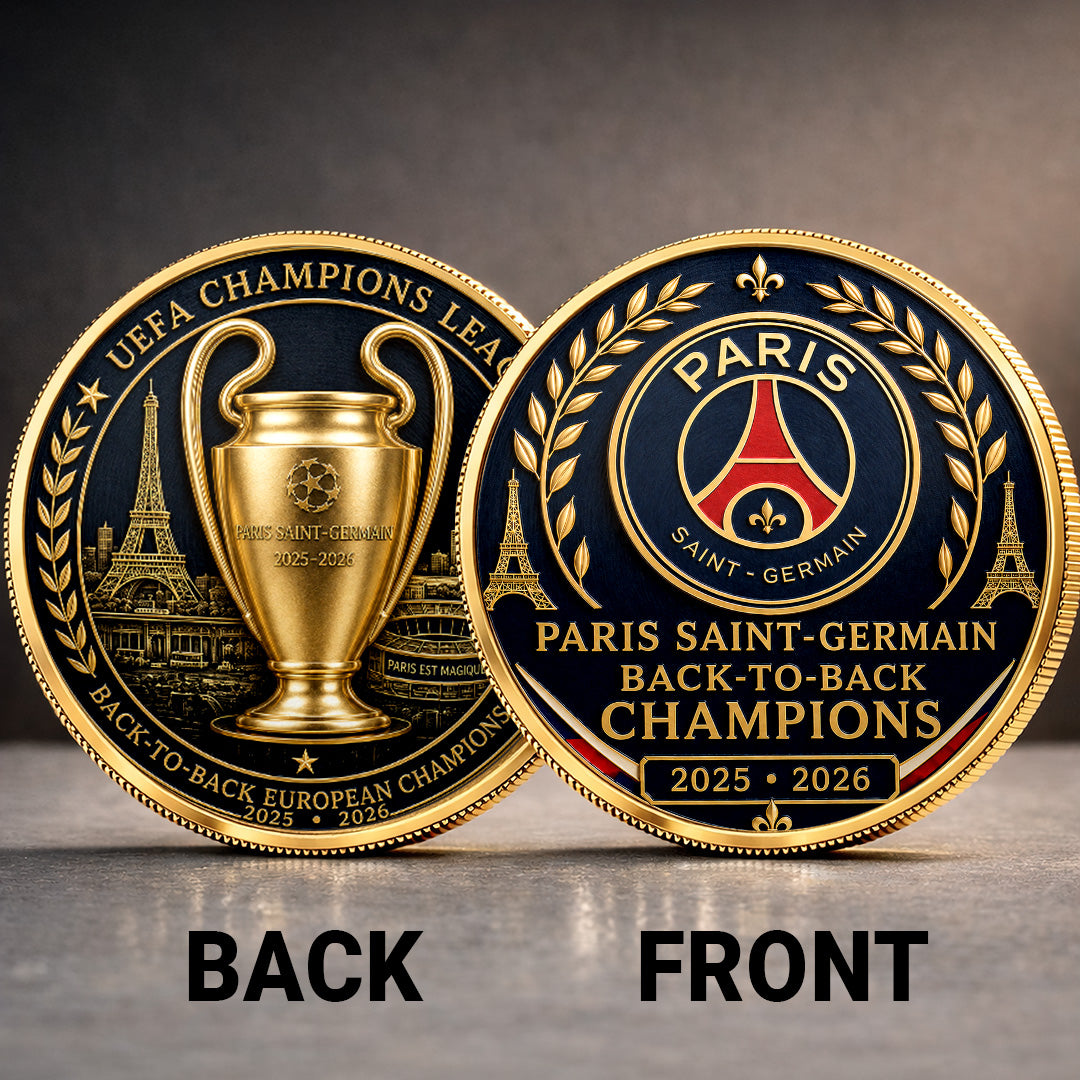 Paris Saint-Germain Champions of Europe 25/26 Commemorative Coin – TANTN23296