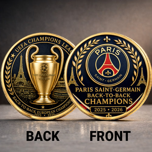 Paris Saint-Germain Champions of Europe 25/26 Commemorative Coin – TANTN23296