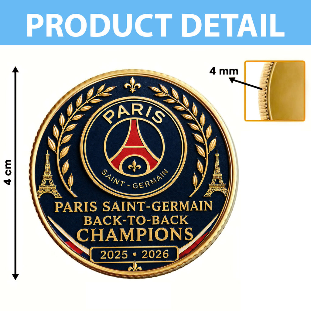 Paris Saint-Germain Champions of Europe 25/26 Commemorative Coin – TANTN23296