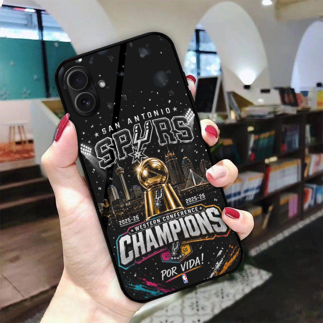 San Antonio Spurs NBA Western Conference Champions 2026 Phone Case – TANTN23360
